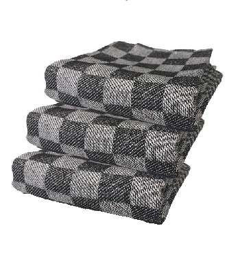 Theedoeken Aydin 3 stuks Zwart